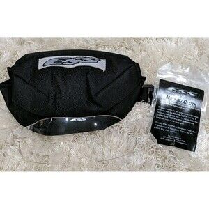 ESS, ICE Clear Lens Ballistic Eyeshield Fog Cloth & Case